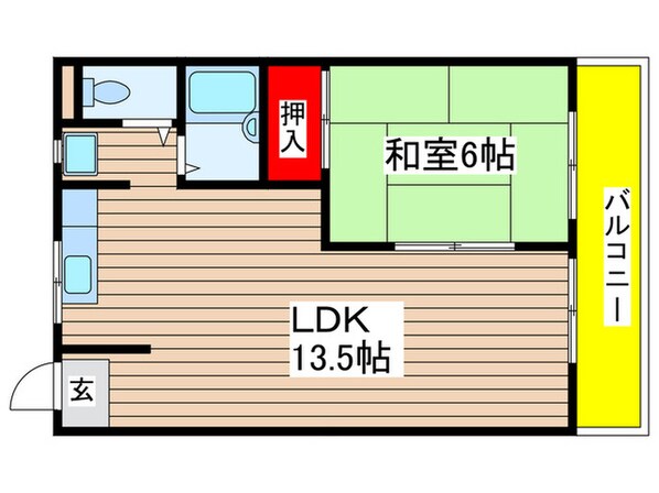 メゾンKEIの物件間取画像